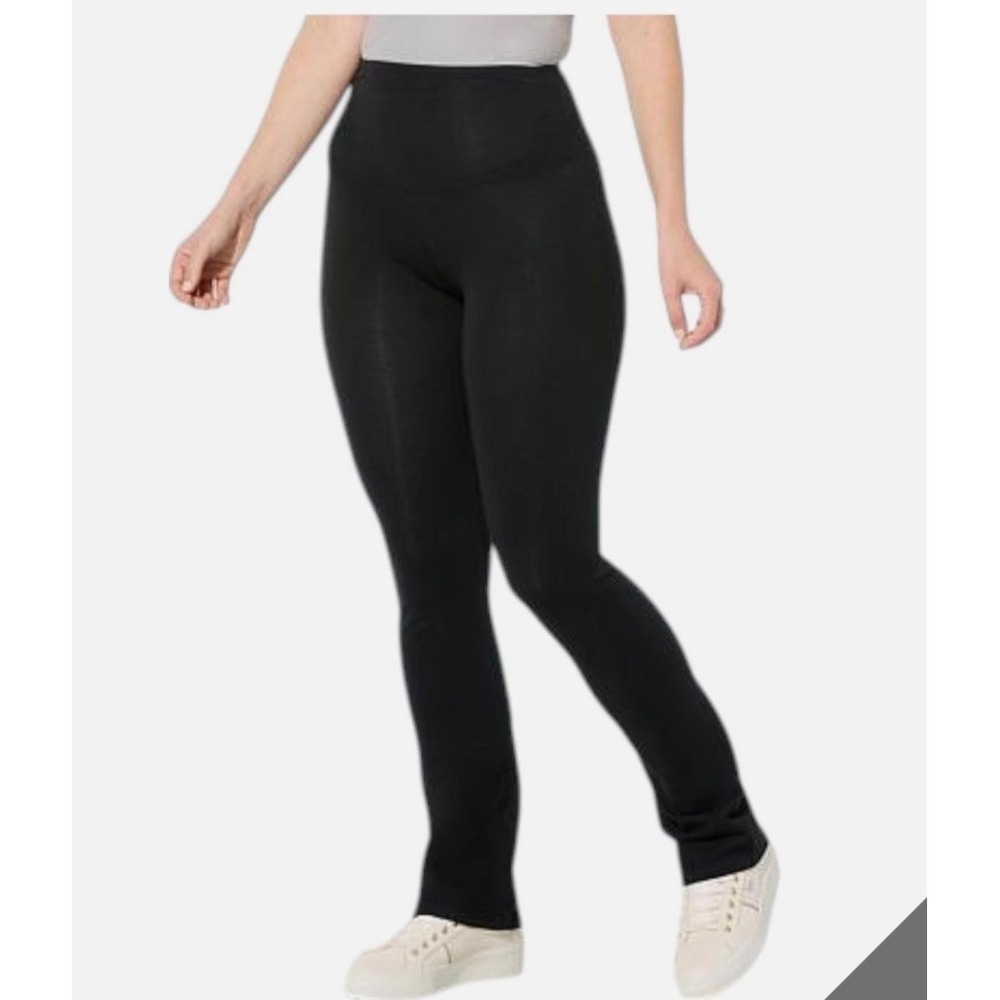 Yummie Women's Jodi Bootcut‎ Shaping Legging Black Sz SMALL S DRESS UP OR DOWN!